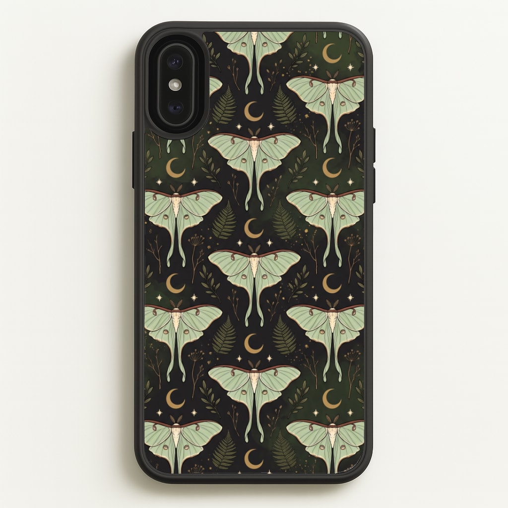 Moonlit Luna Moths Phone Case