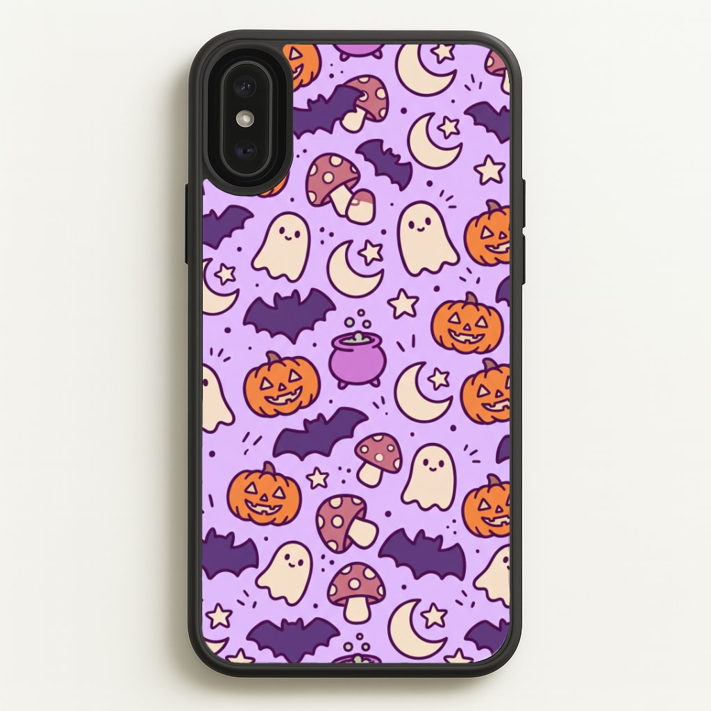 Lilac Witchy Doodles Phone Case
