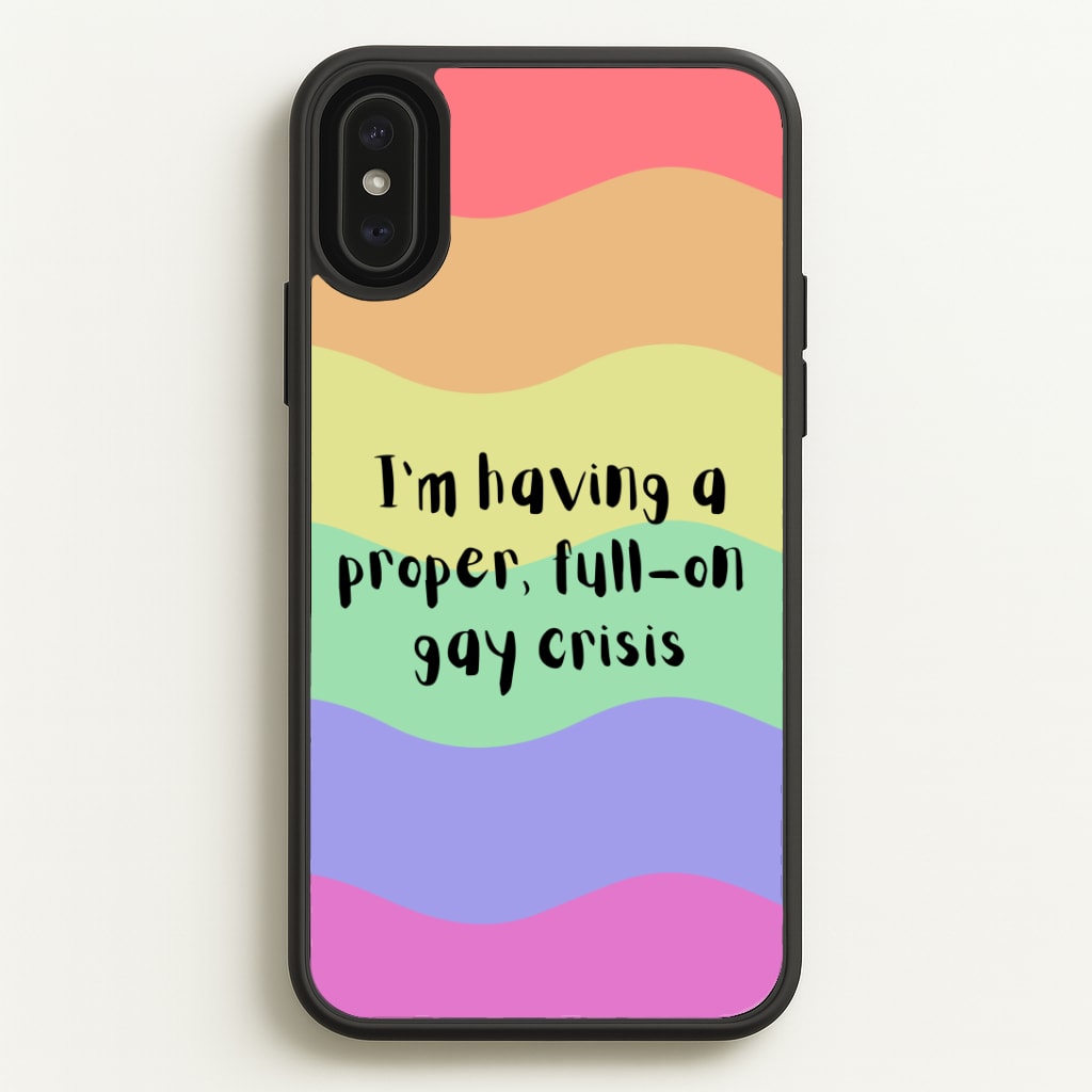 Gay Crisis - Heart TV Phone Case