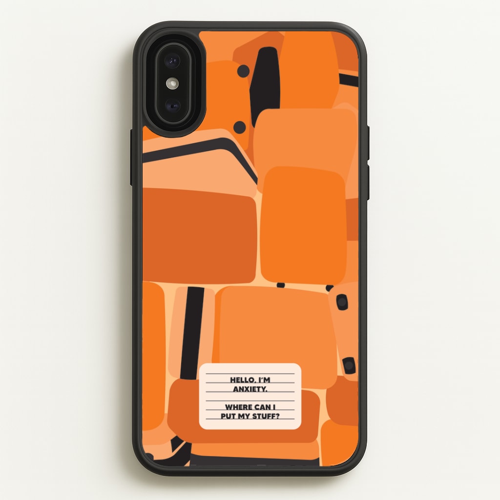 Hello I'm Anxiety - Inside Out Phone Case