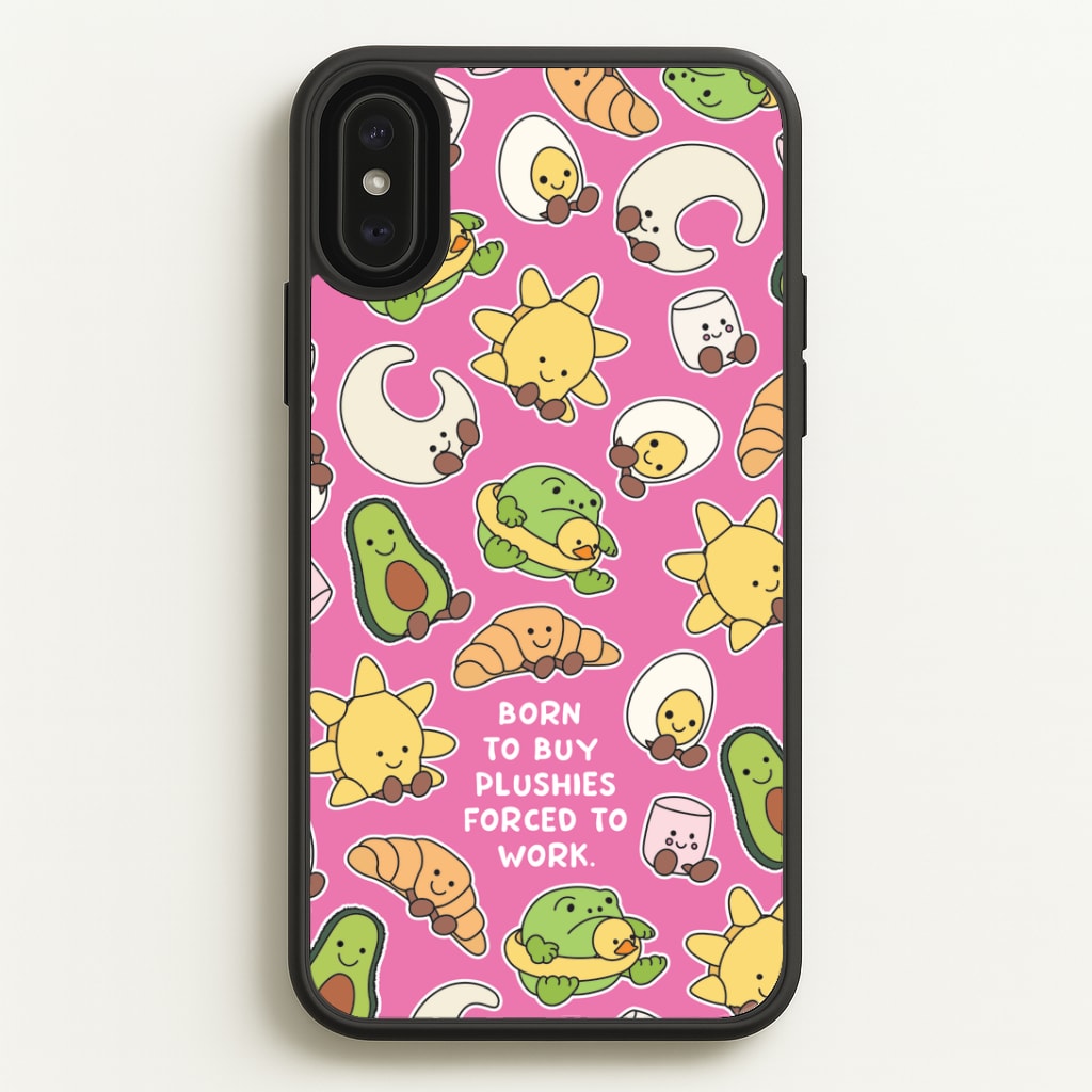 Born To Buy Plushy Phone Case