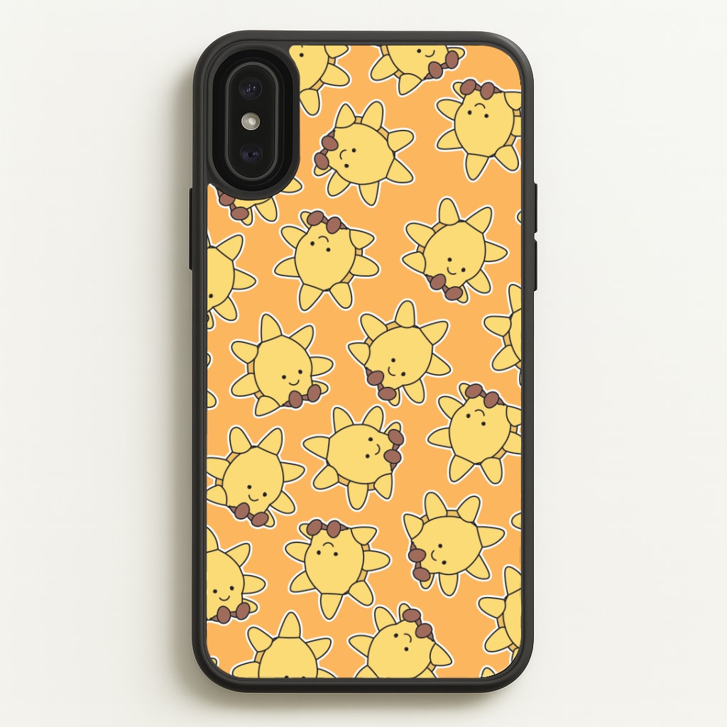 Sun Pattern - Plushy Phone Case