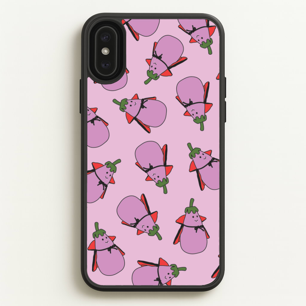 Vampire Vegetable Pattern - Halloween Phone Case