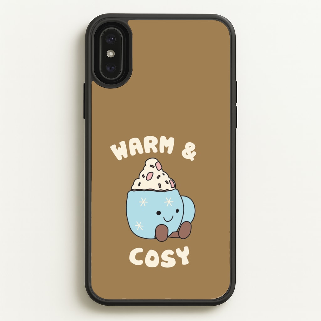 Hot Cocoa Plush Quote Phone Case