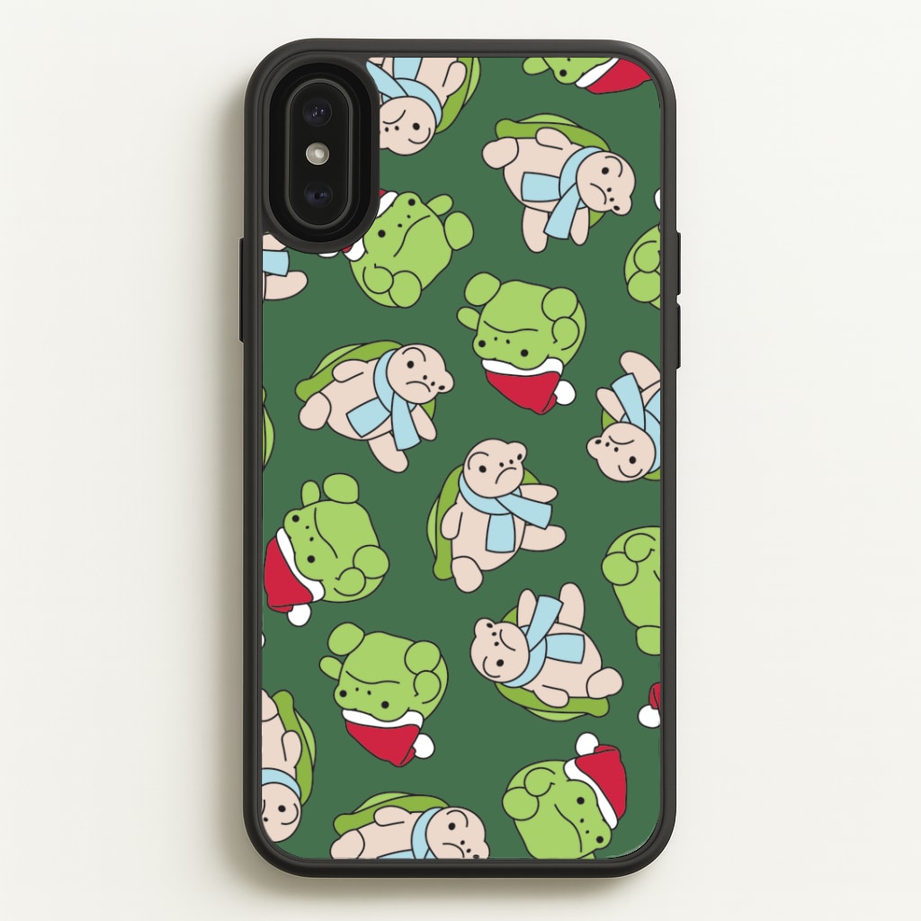 Grumpy Christmas Plushies Pattern Phone Case