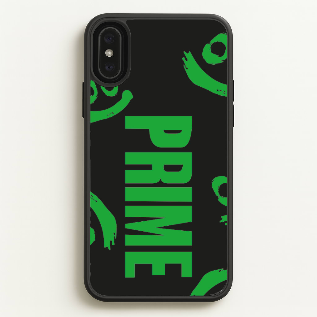 Prime - Green And Black Phone Case