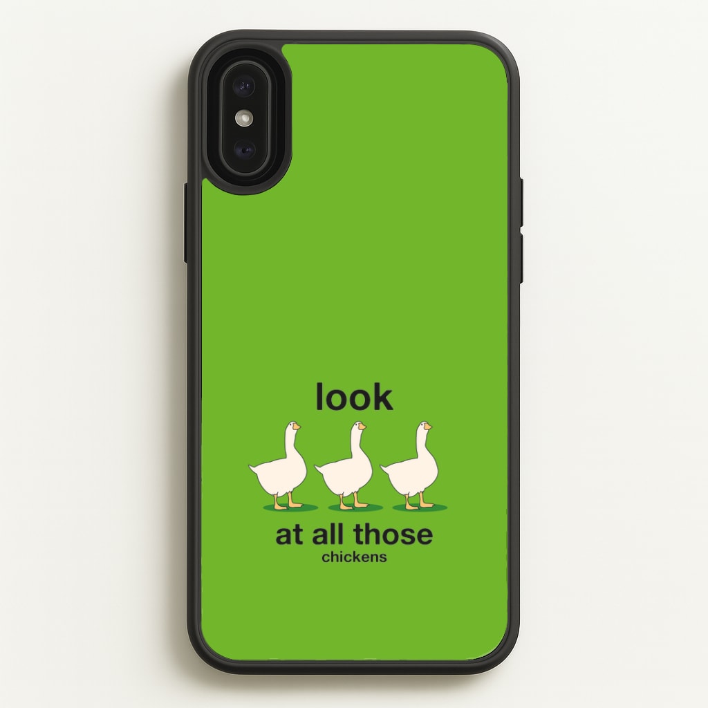 Look At All Those Chickens - Memes Phone Case