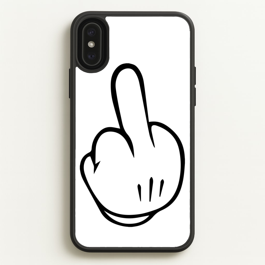 Fairytale Mouse Middle Finger Phone Case