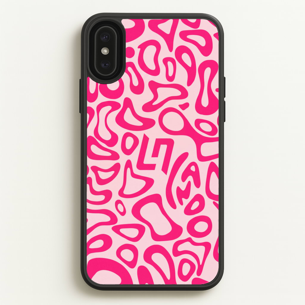 Norris Helmet Pattern - Pink Phone Case