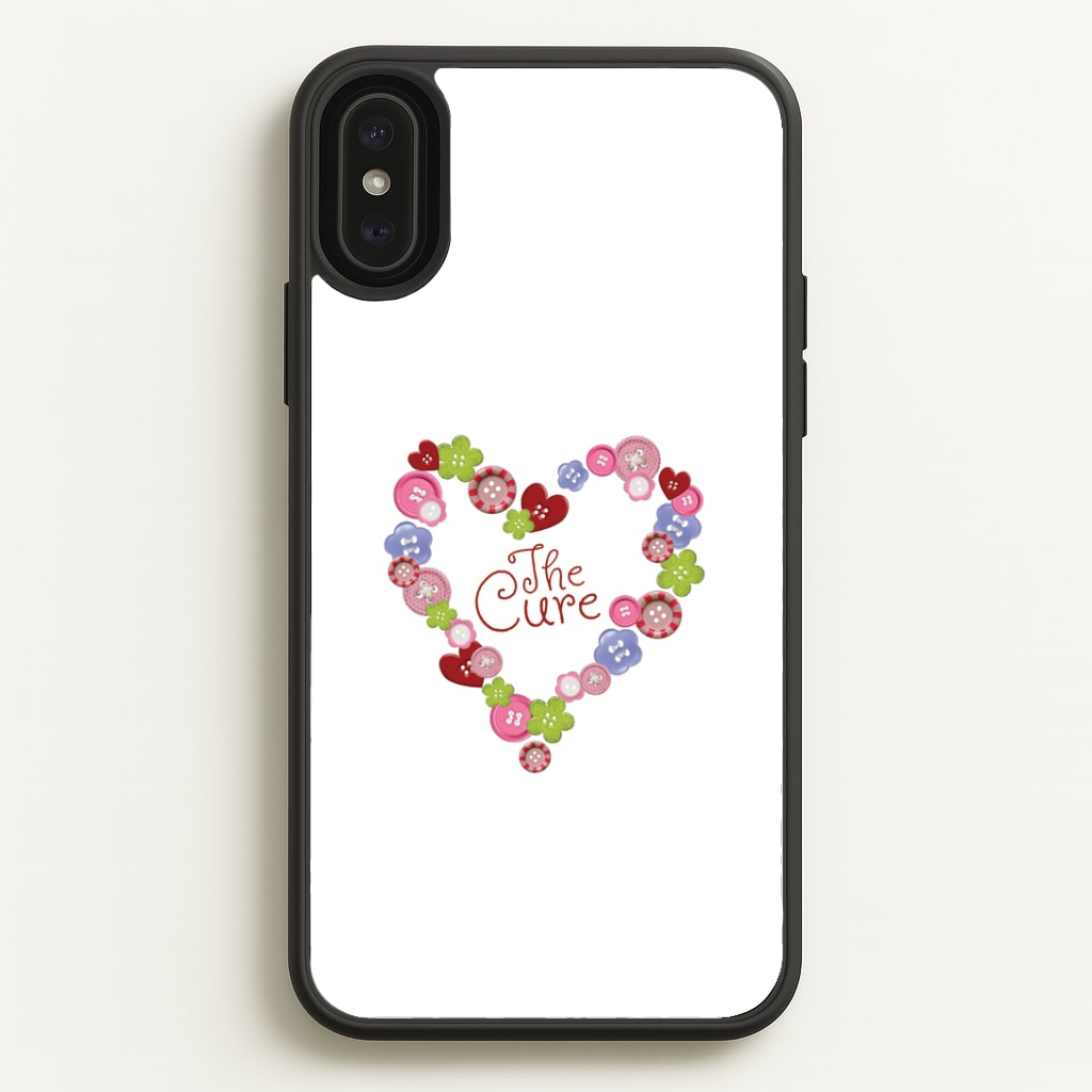 Button Heart Phone Case