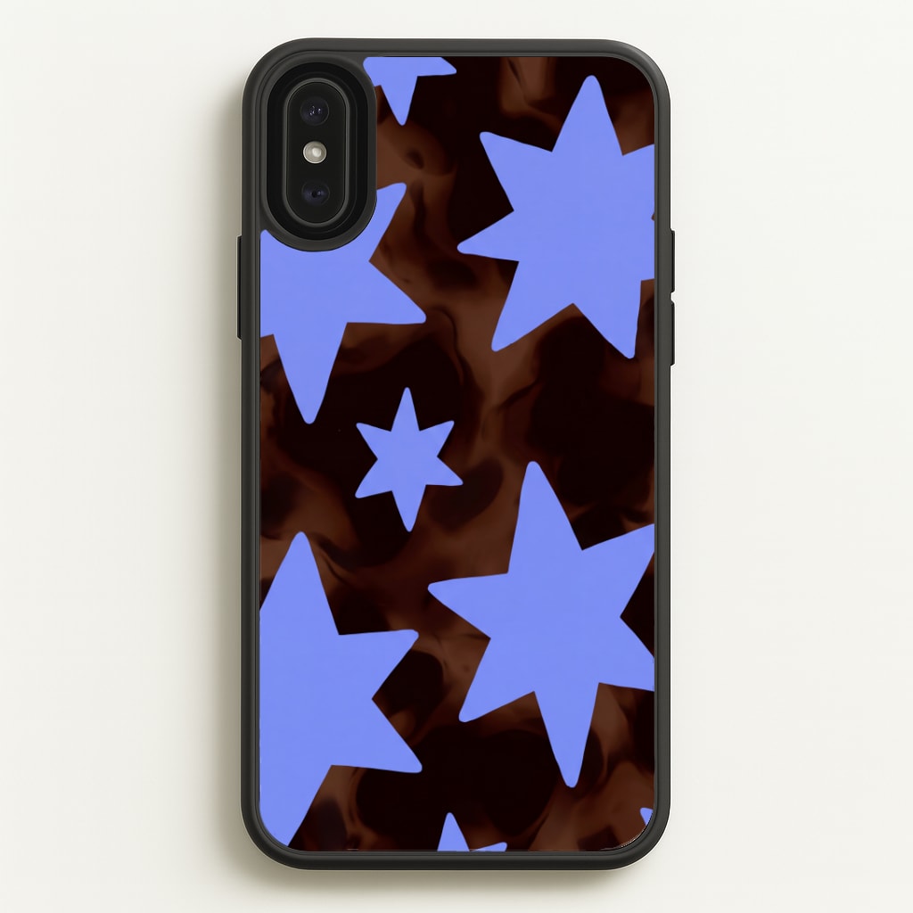 Tortoiseshell Star Scatter Phone Case