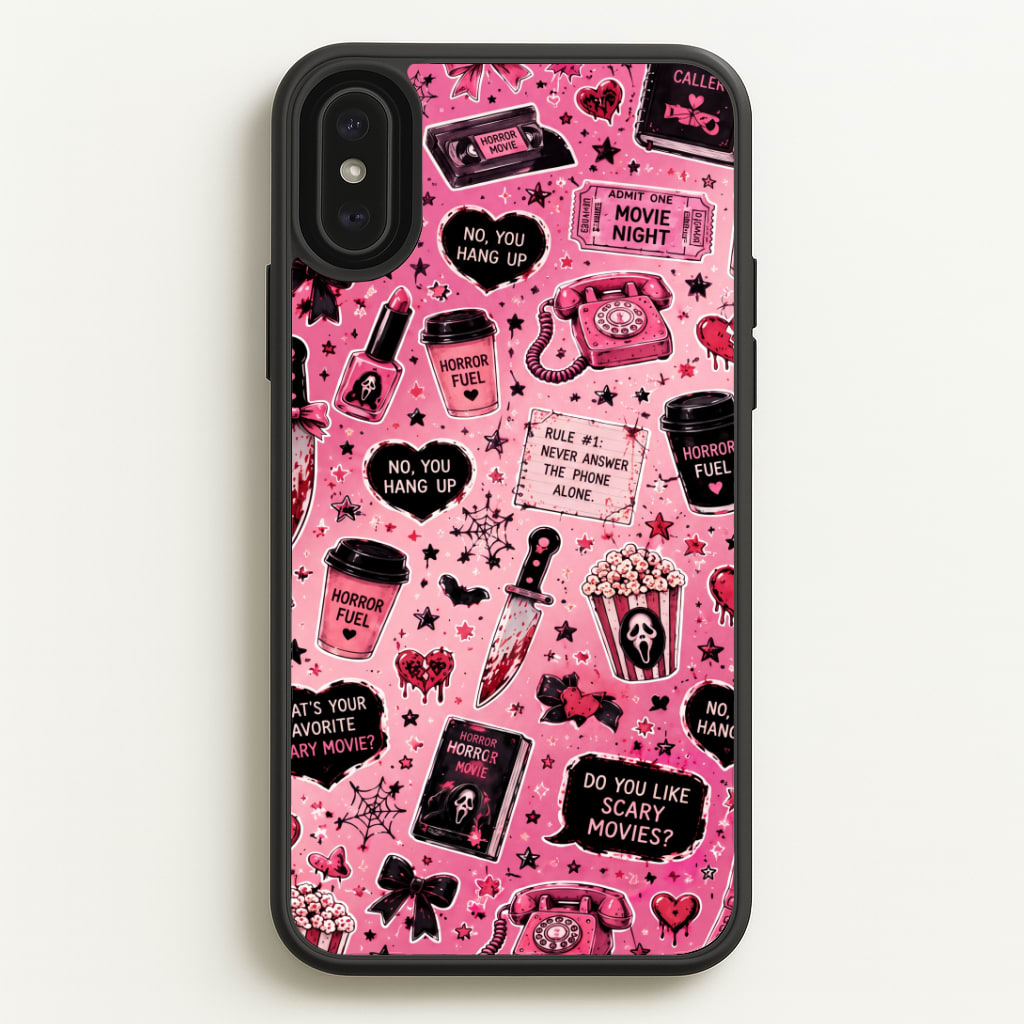 Horror Movie Pink Pattern Phone Case