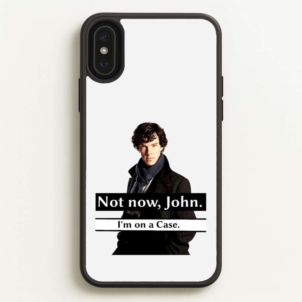 I'm on a Case Holmes Pun Phone Case