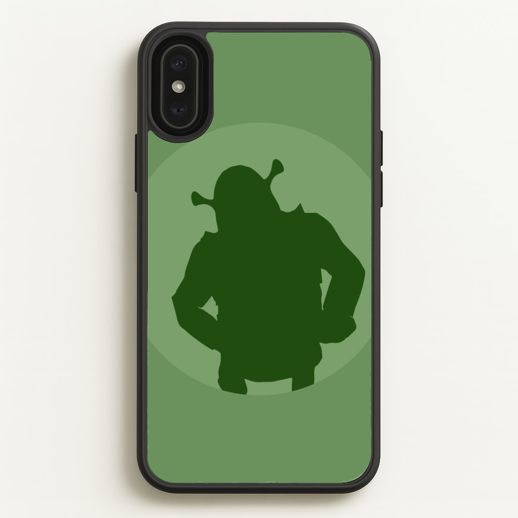 Green Ogre Outline Phone Case