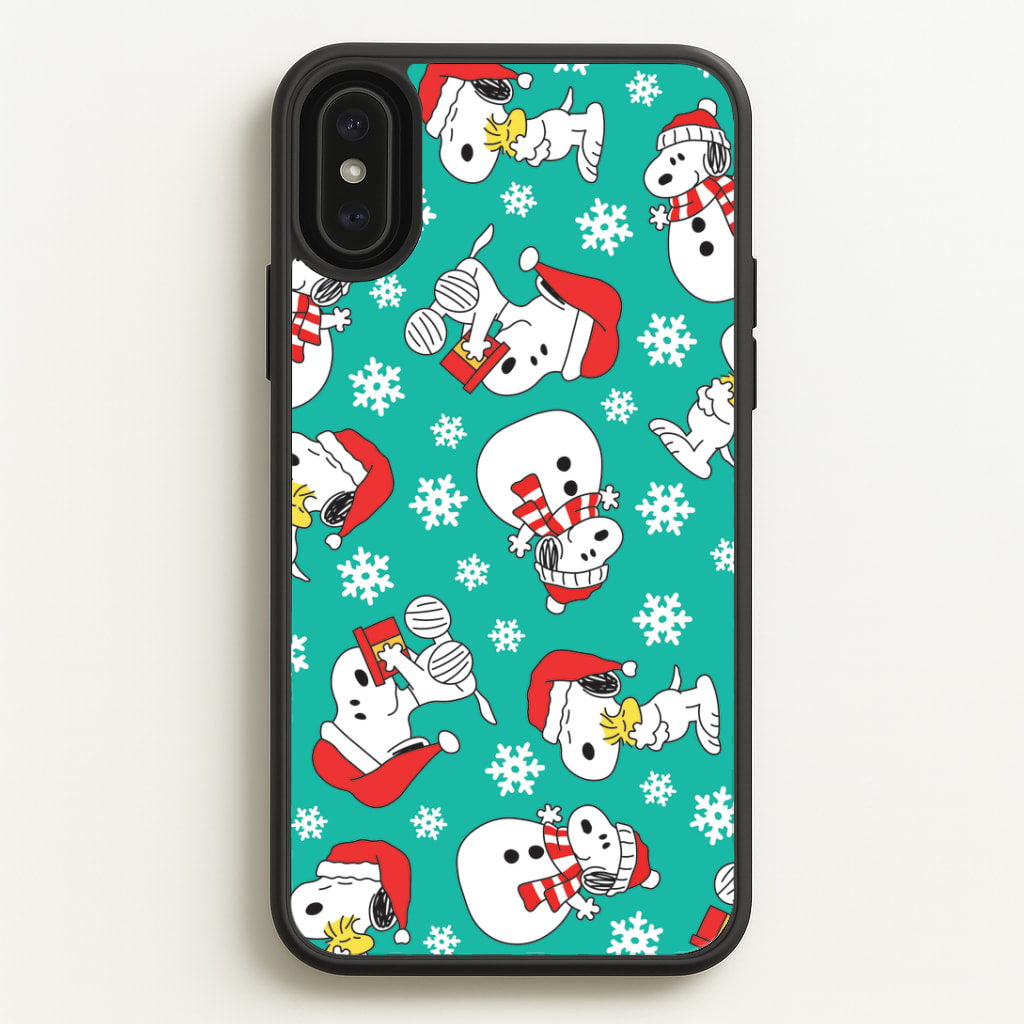 Christmas Cartoon Beagle Pattern Phone Case
