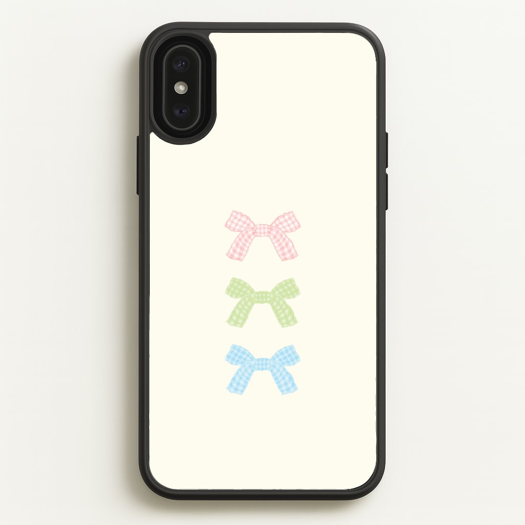 Gingham Tiered Ties Phone Case