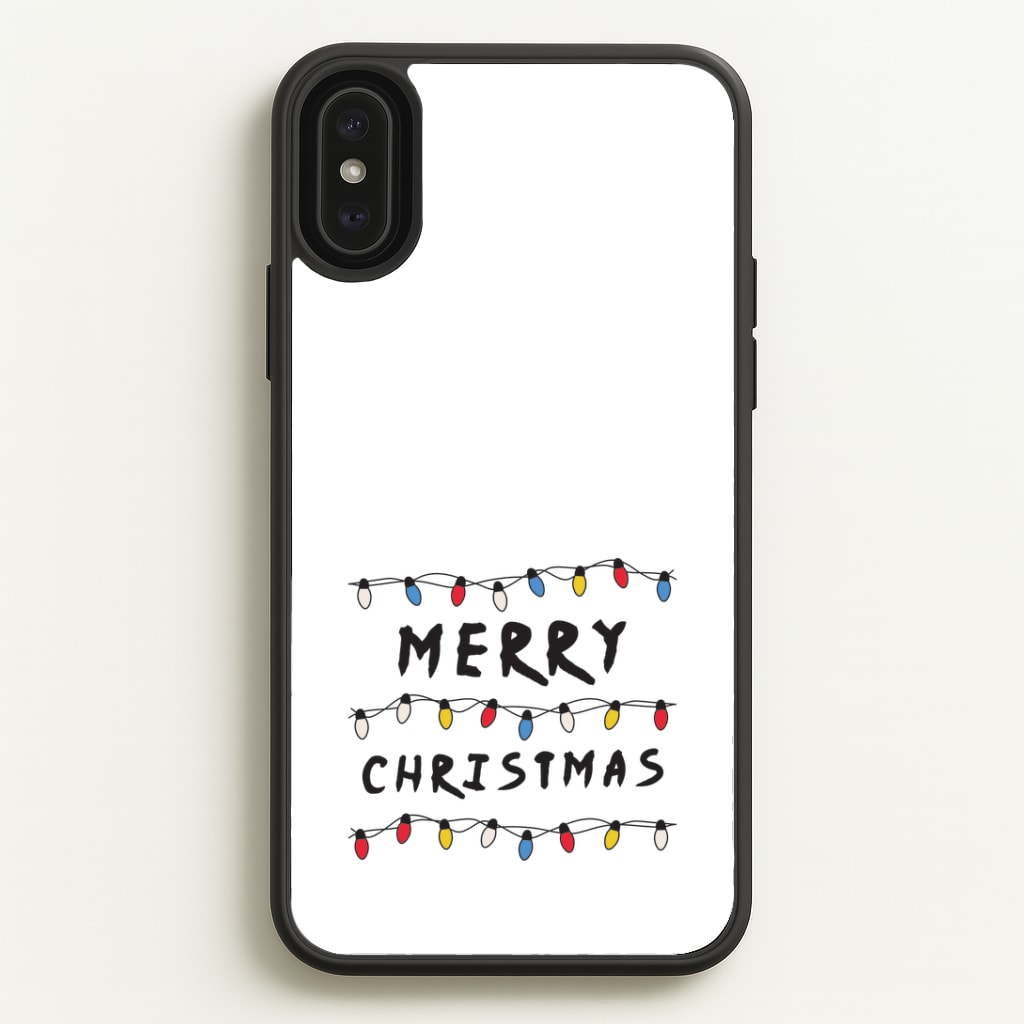 Merry Christmas String Lights Phone Case
