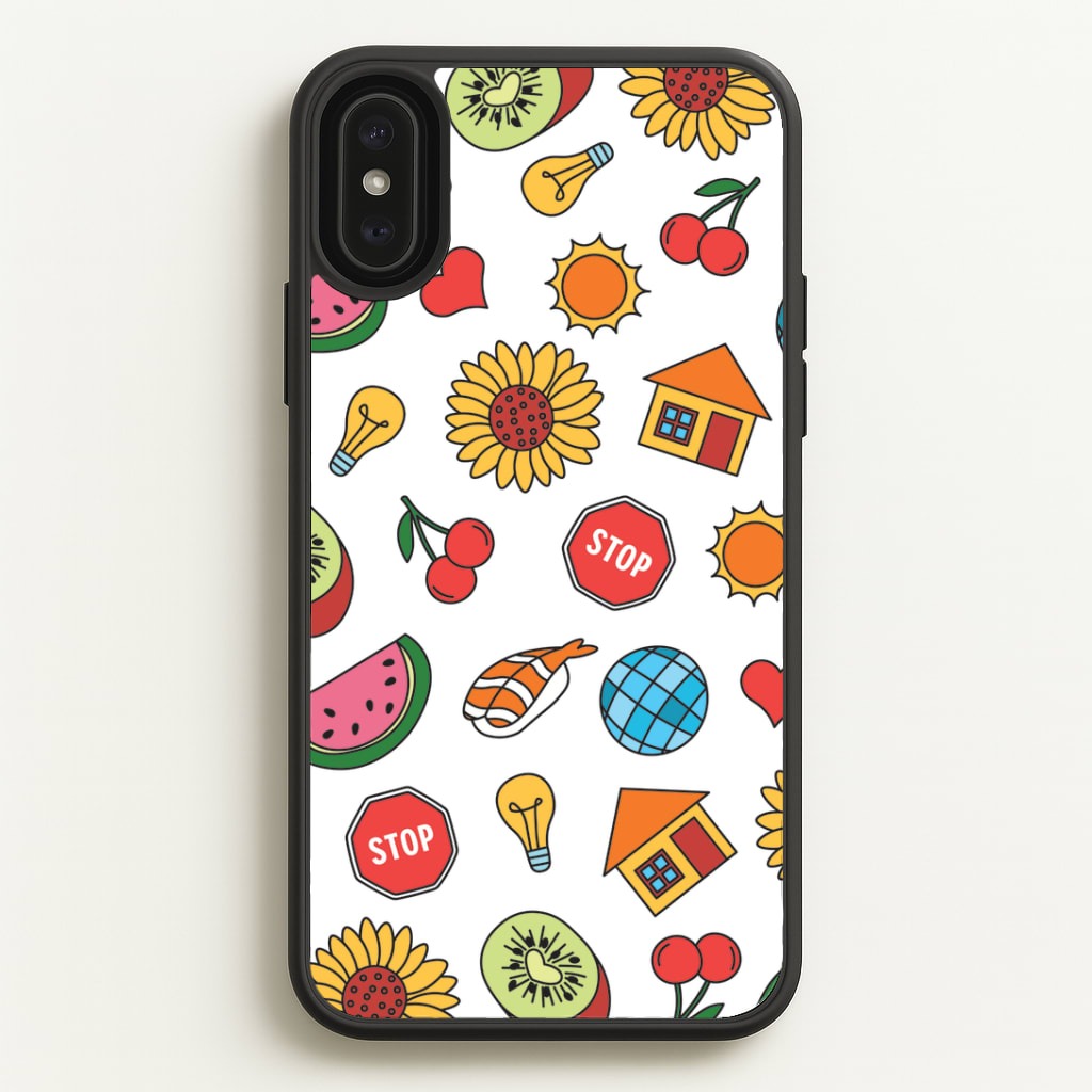 Harry Stickers Pattern Phone Case