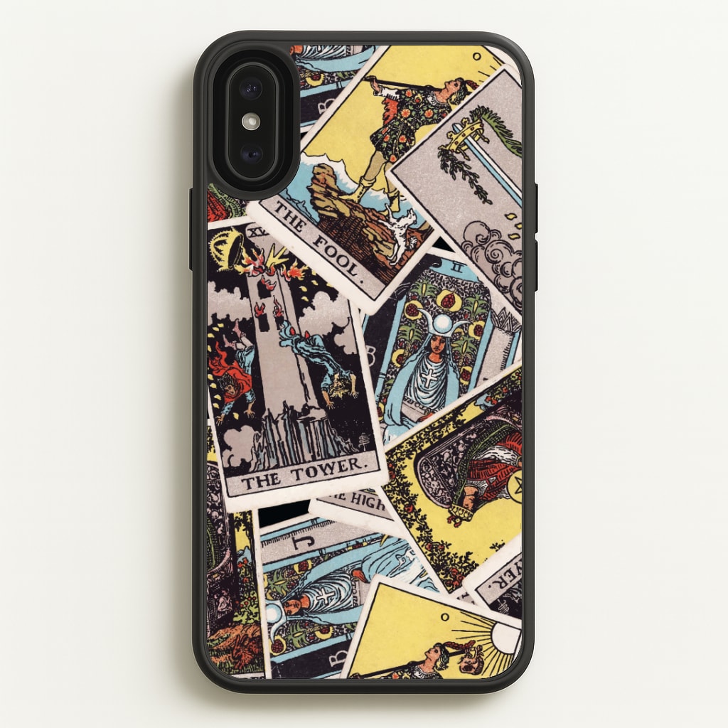 Tarot Cards Collage Pattern Phone Case