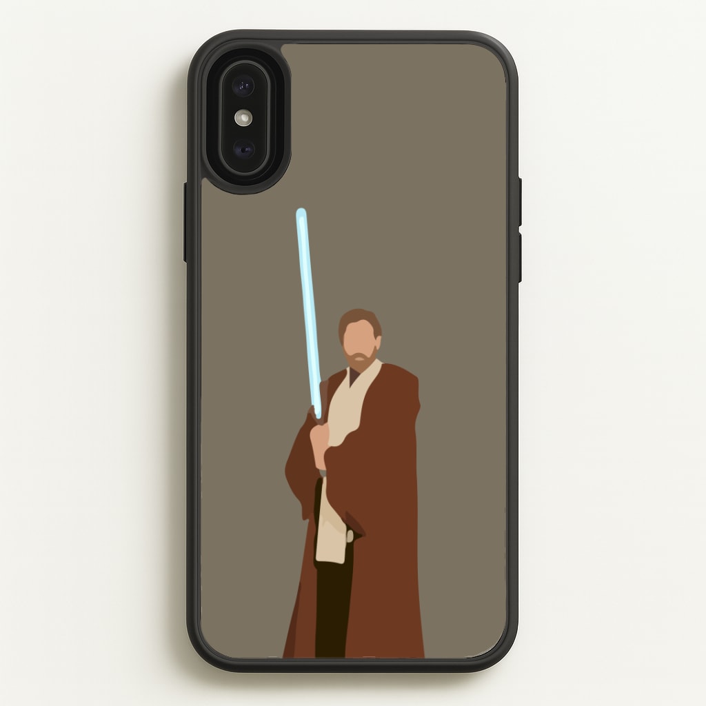 Kenobi Blue Lightsaber Phone Case