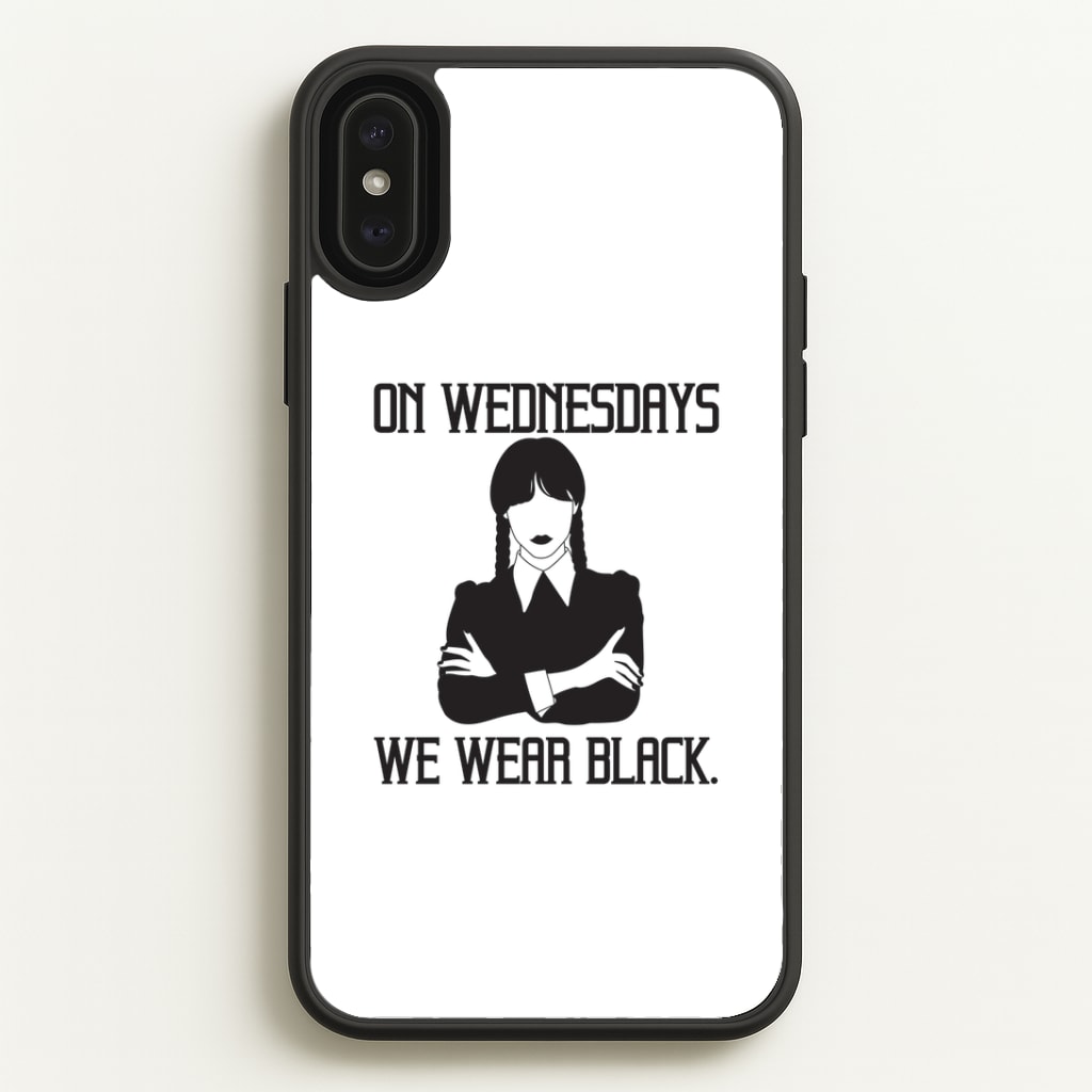 On Wednesdays We Wear Black Phone Case