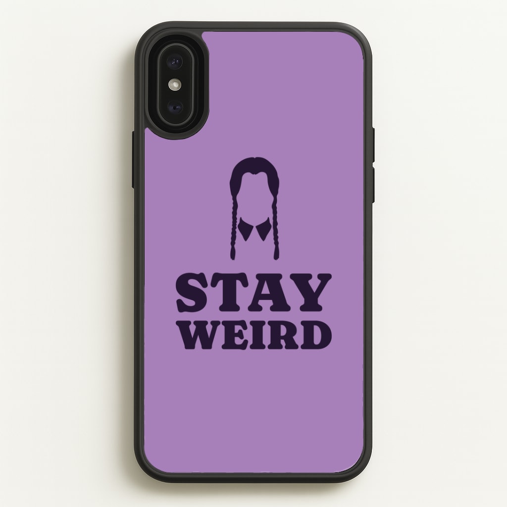 Stay Weird Purple Phone Case