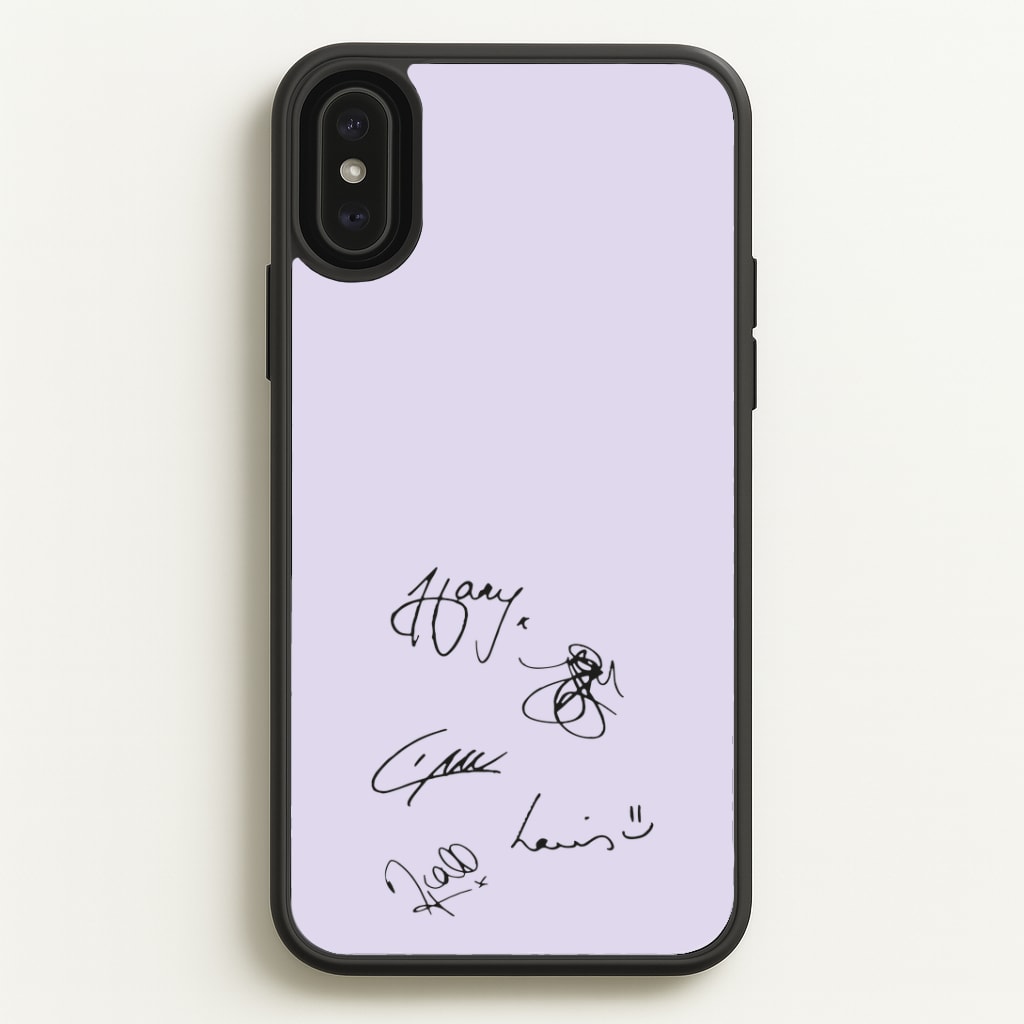 1D Signatures Phone Case