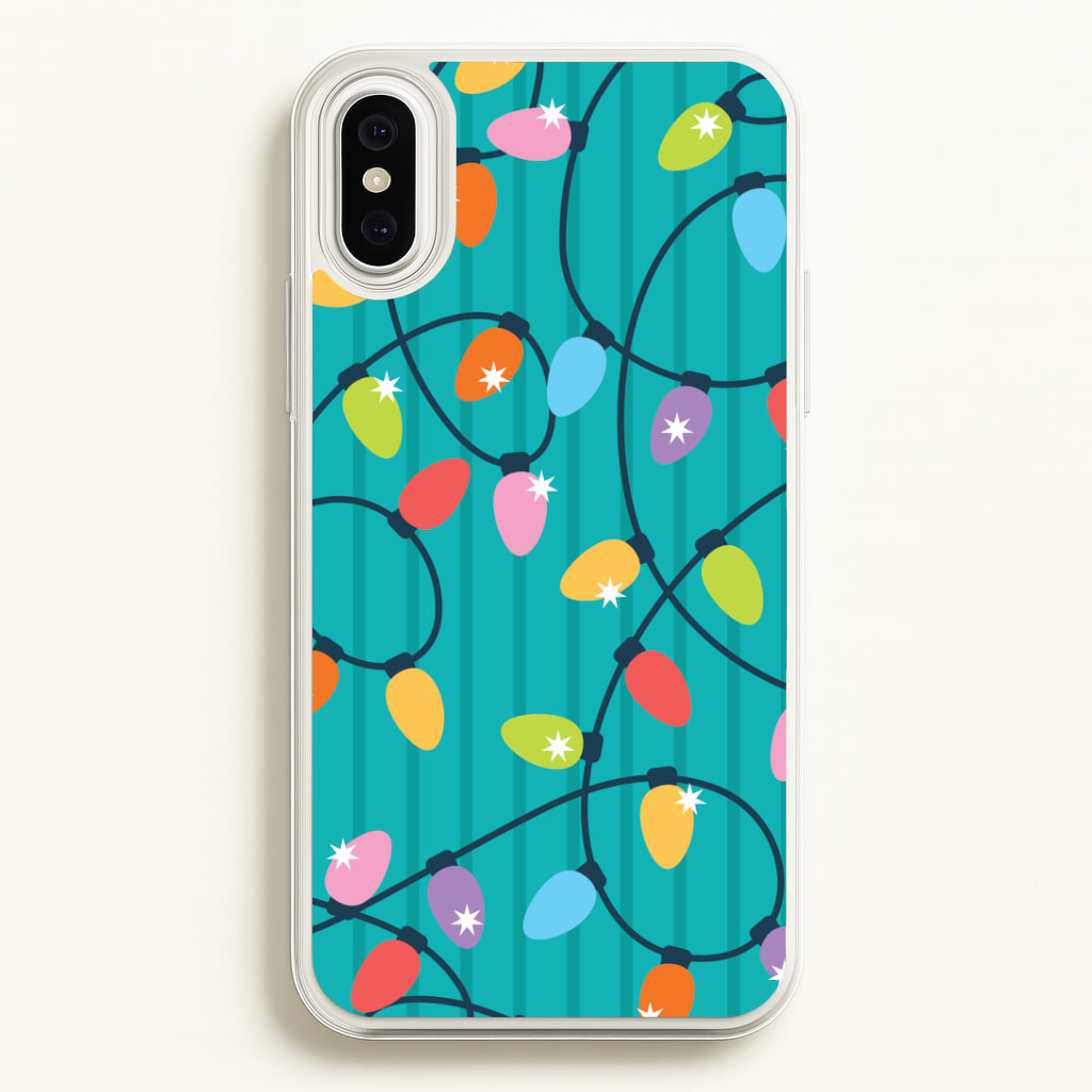 Funky Christmas Lights Pattern Phone Case