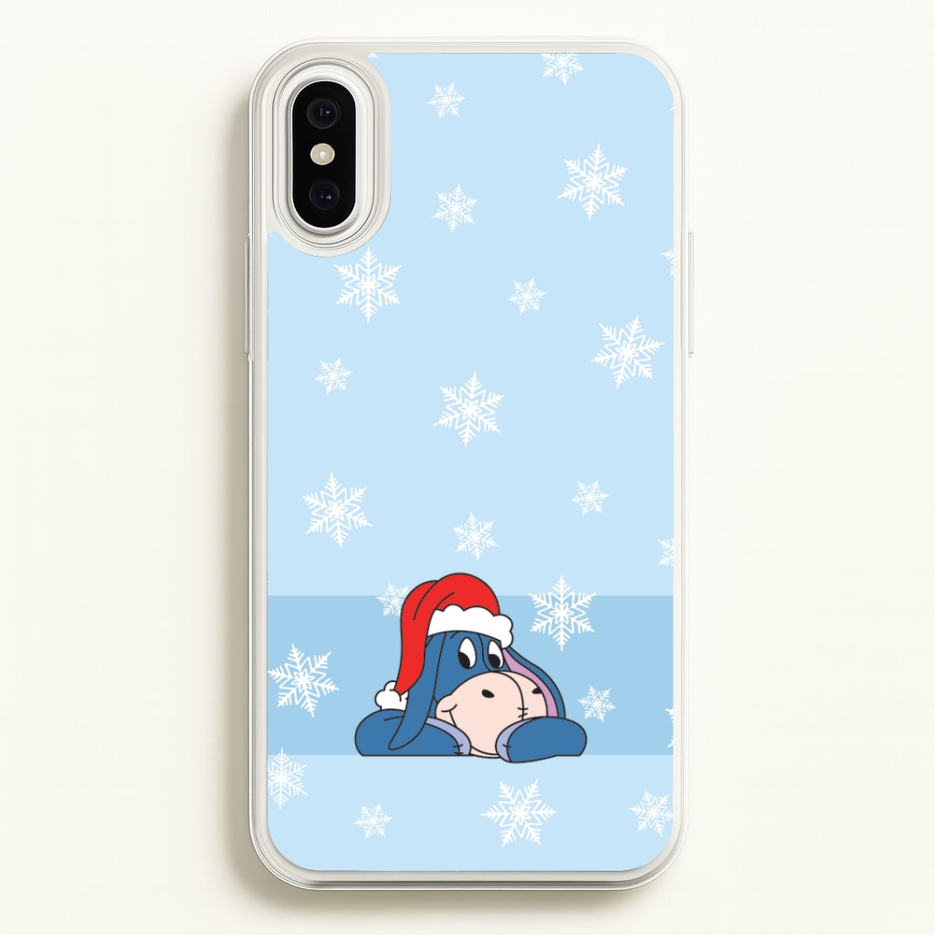 Cartoon Donkey Snowflakes Phone Case