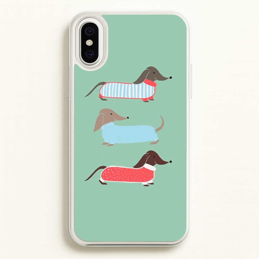 Sausage Dogs in Jumpers Phone Case