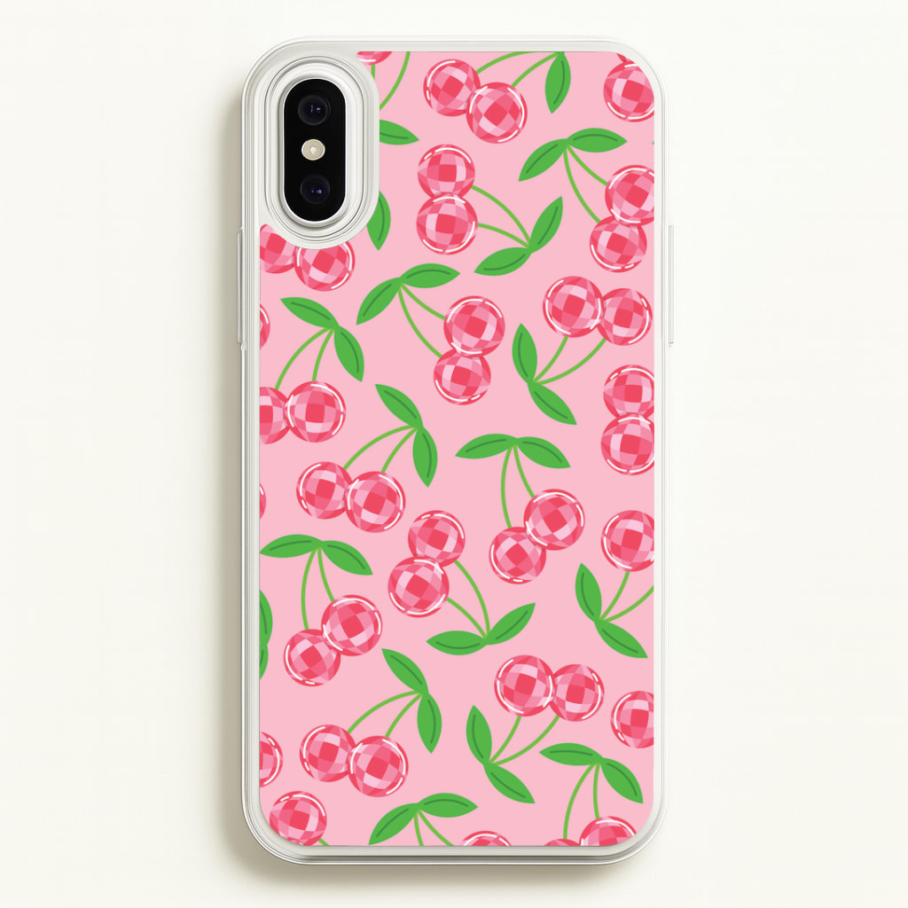 Disco Cherries Pattern Phone Case