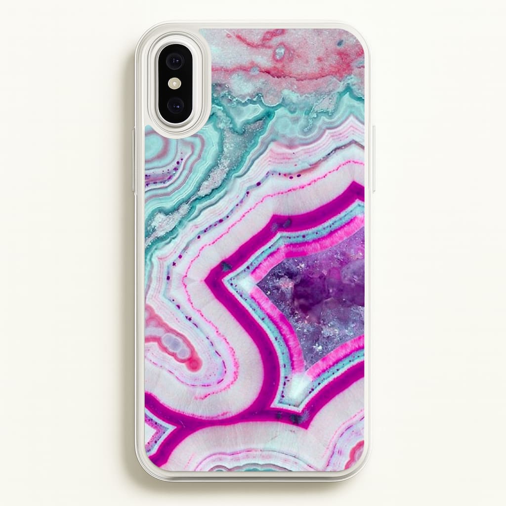 Purple Geode Pattern Phone Case