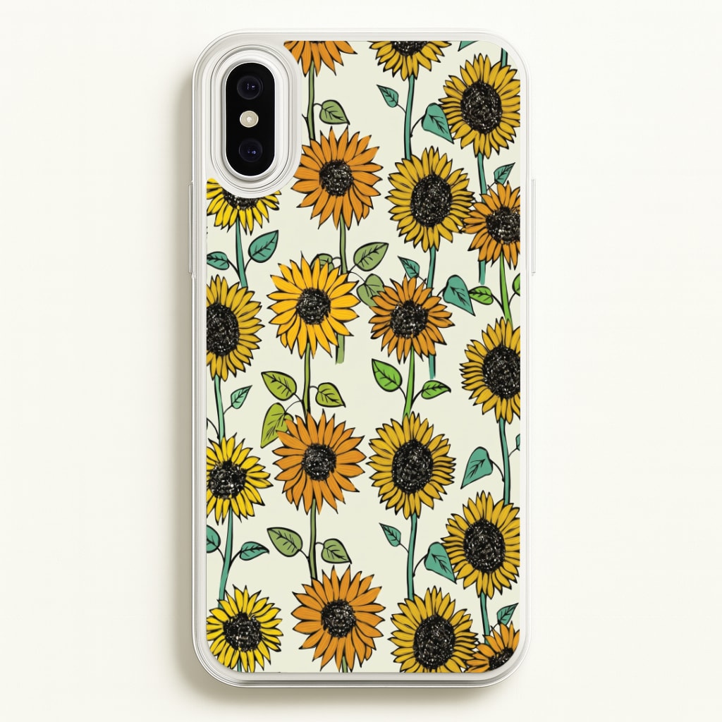 Painted Sunflowers Phone Case