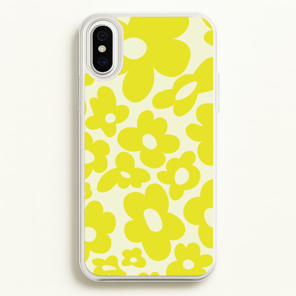 Yellow Flowers - Trippy Patterns Phone Case