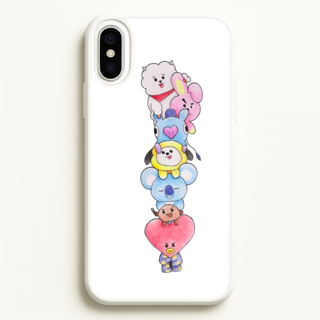 K-Pop Band BT21 Drawing Phone Case