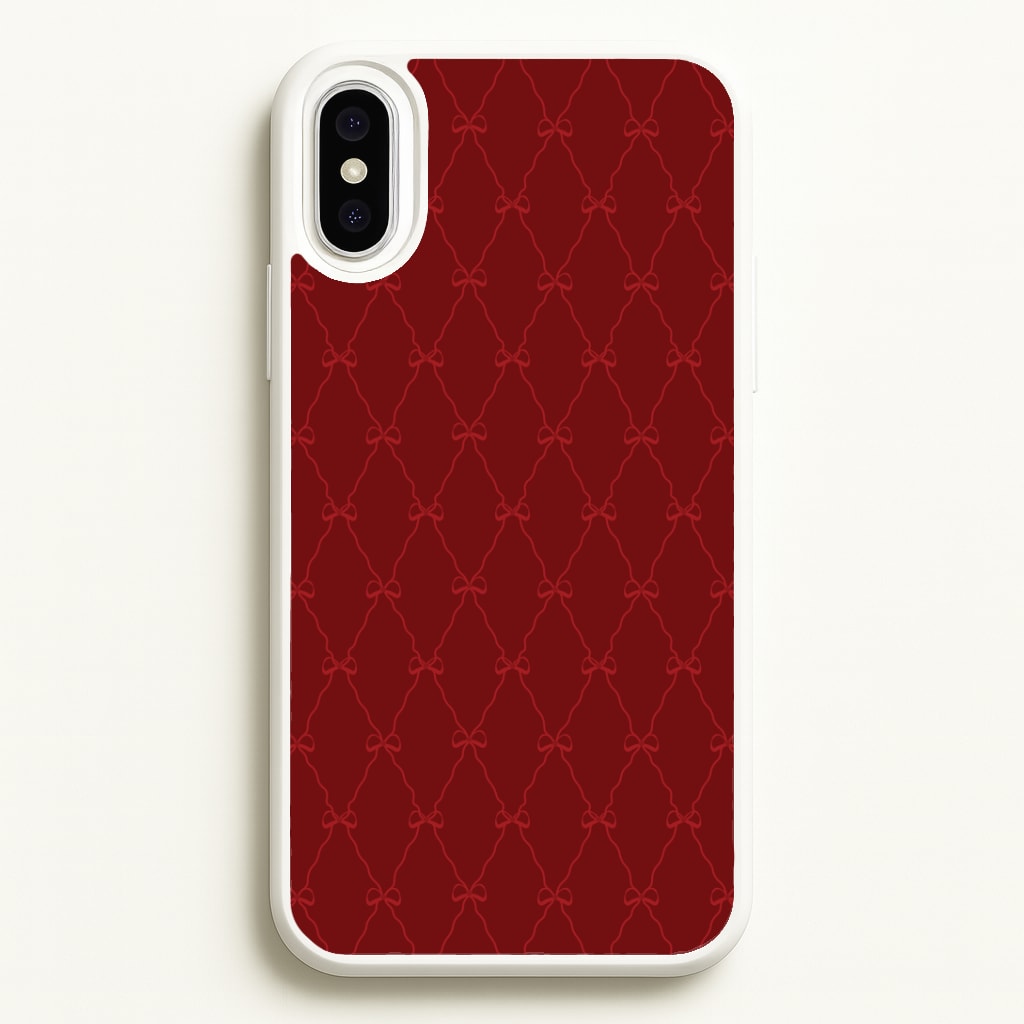Red Bow Pattern Phone Case