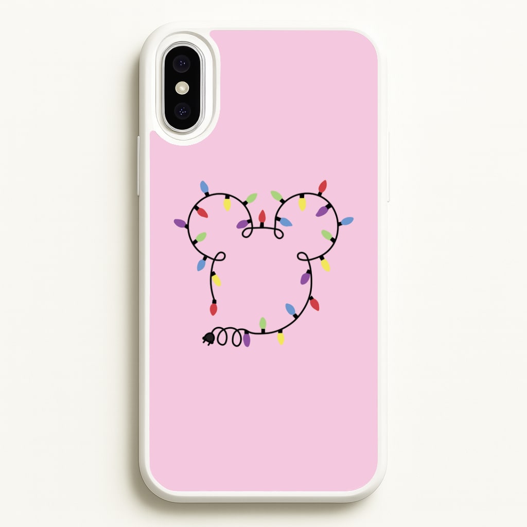 Mouse Christmas Lights Christmas Phone Case