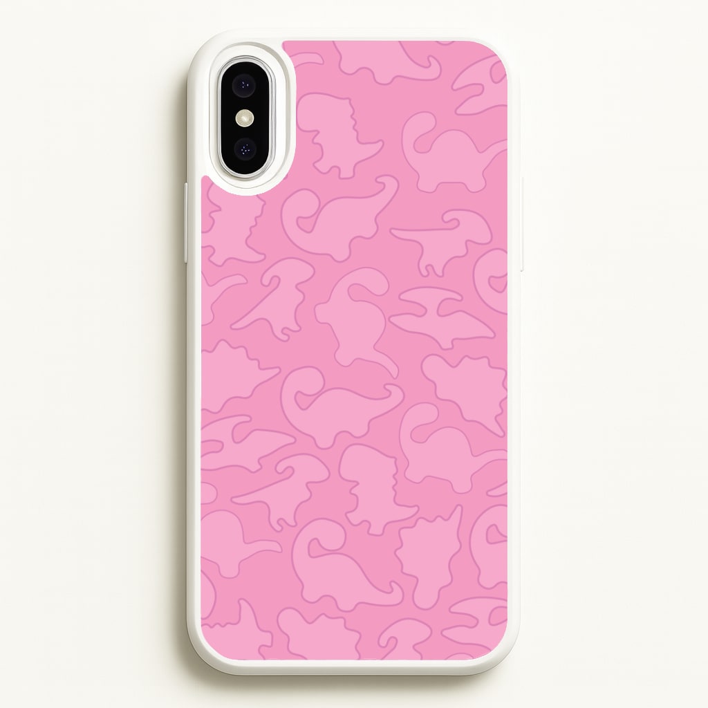 Pink Pattern - Dinosaurs Phone Case
