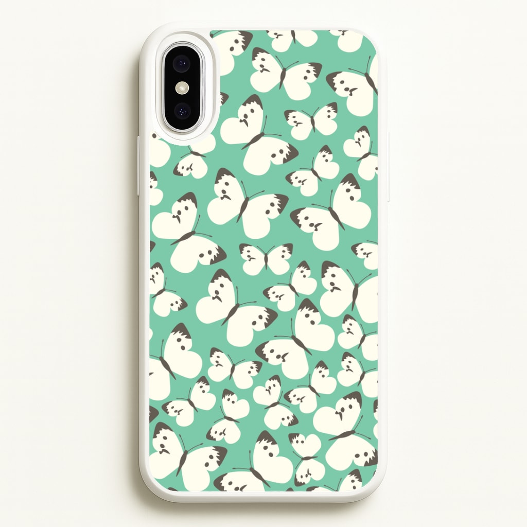 White Butterfly - Butterfly Patterns Phone Case