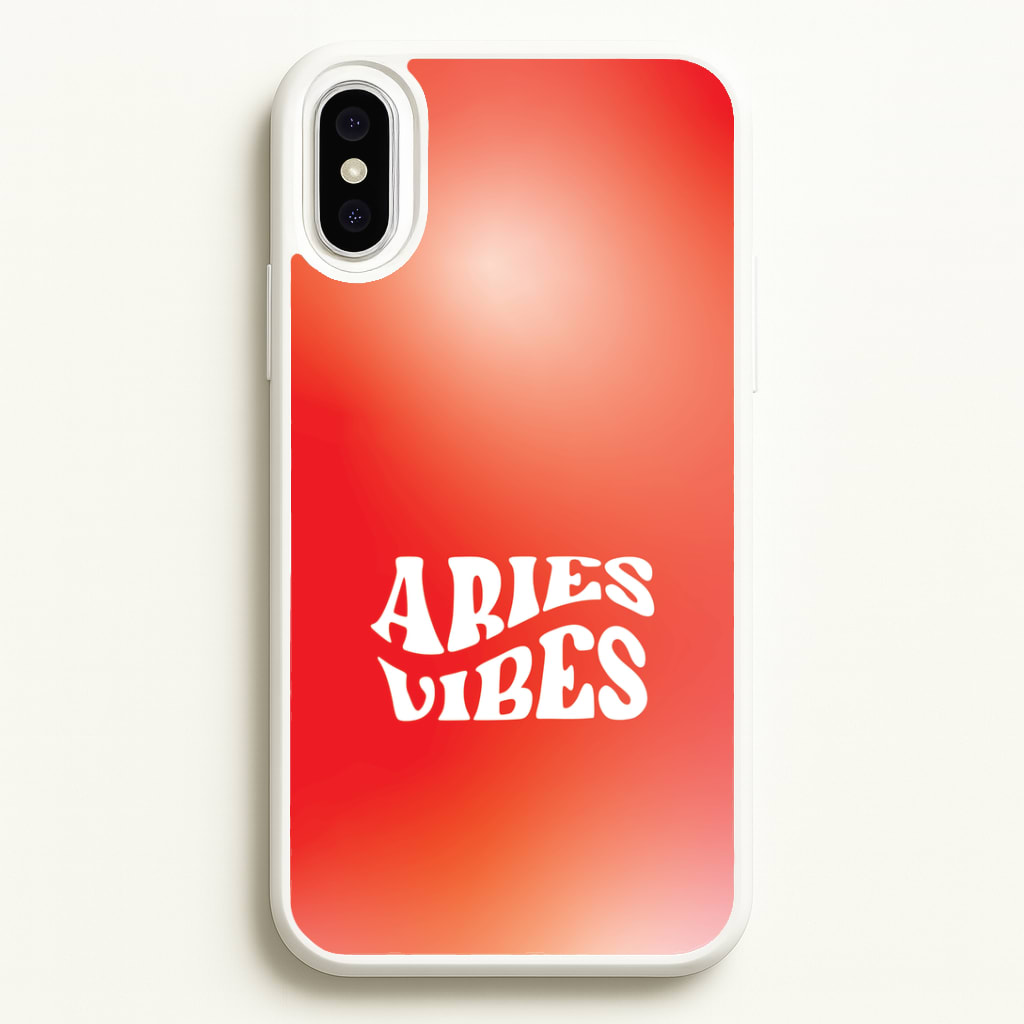 Aries Vibes Gradient Zodiac Phone Case