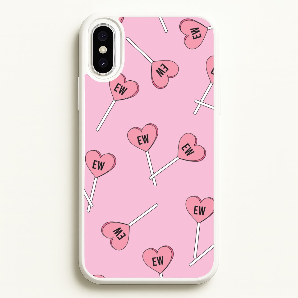 Ew Love Heart Lolipops Pattern Phone Case