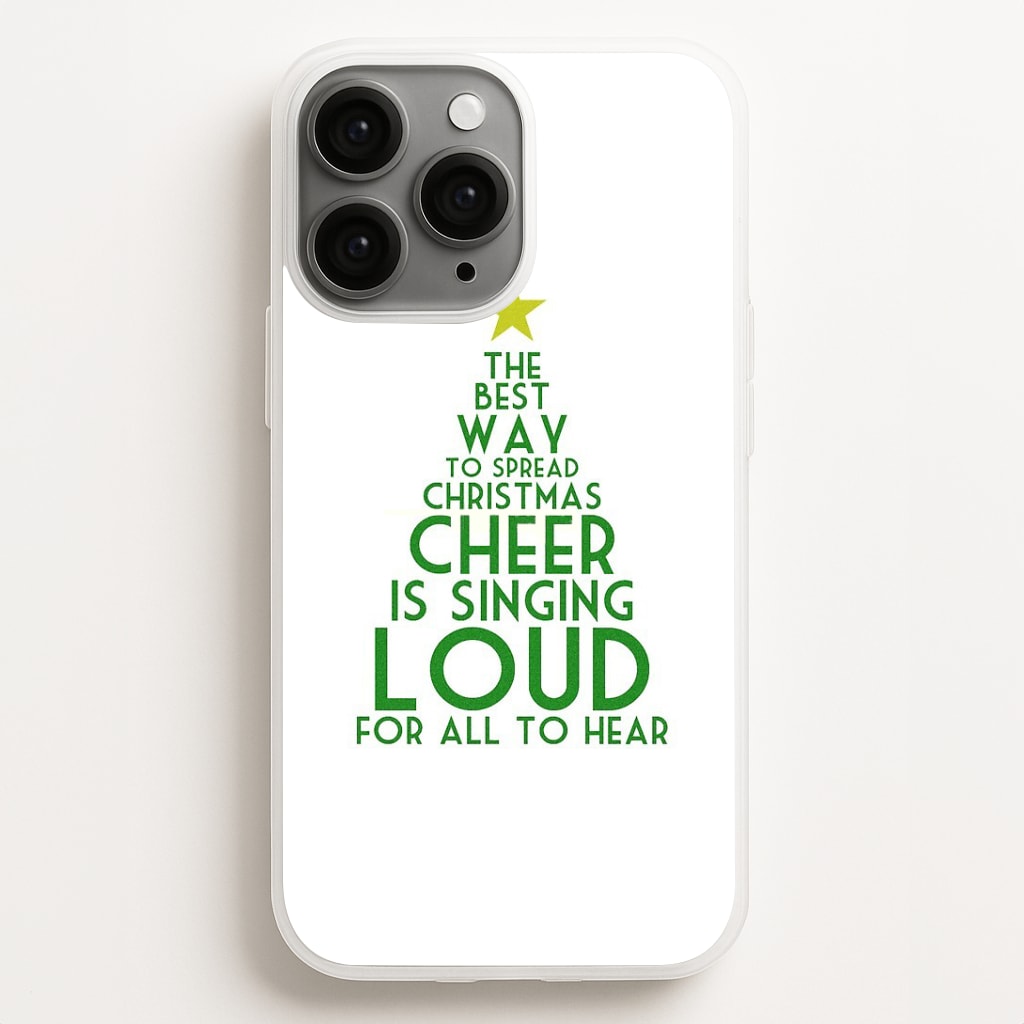 The Best Way To Spread Christmas Cheer - Elf Phone Case