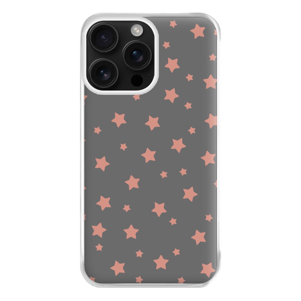 Rose Gold Star Pattern Phone Case