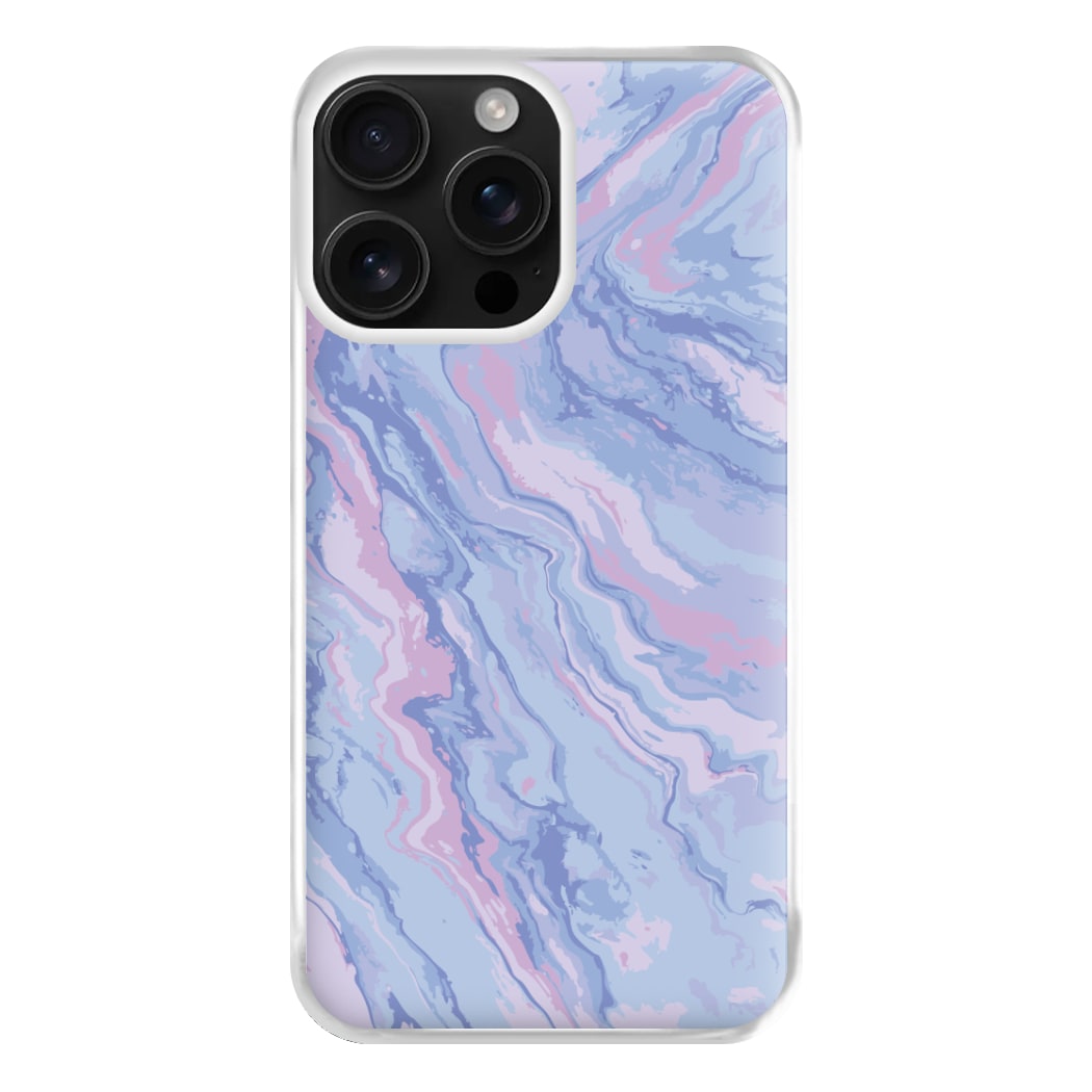 Purple Cloudy Marble Phone Case