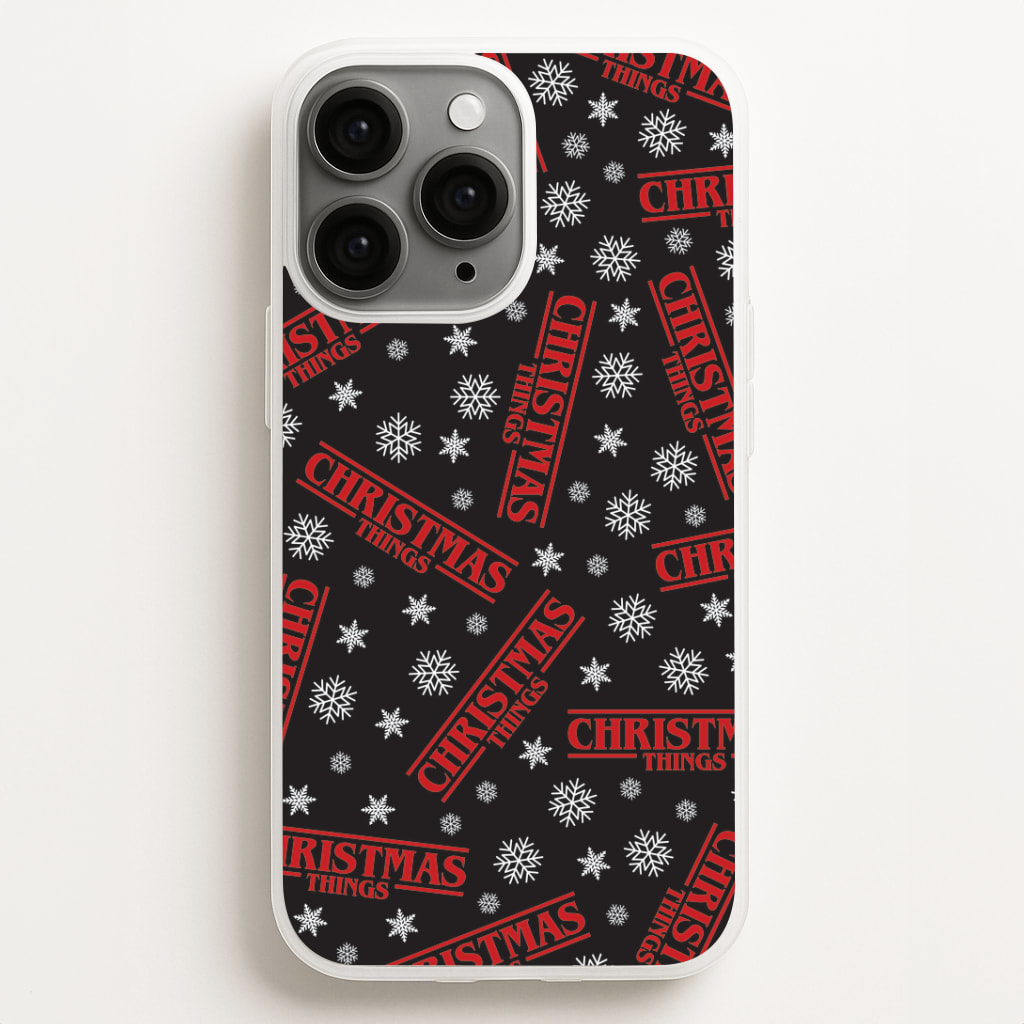 Christmas Things Snowflake Pattern Phone Case