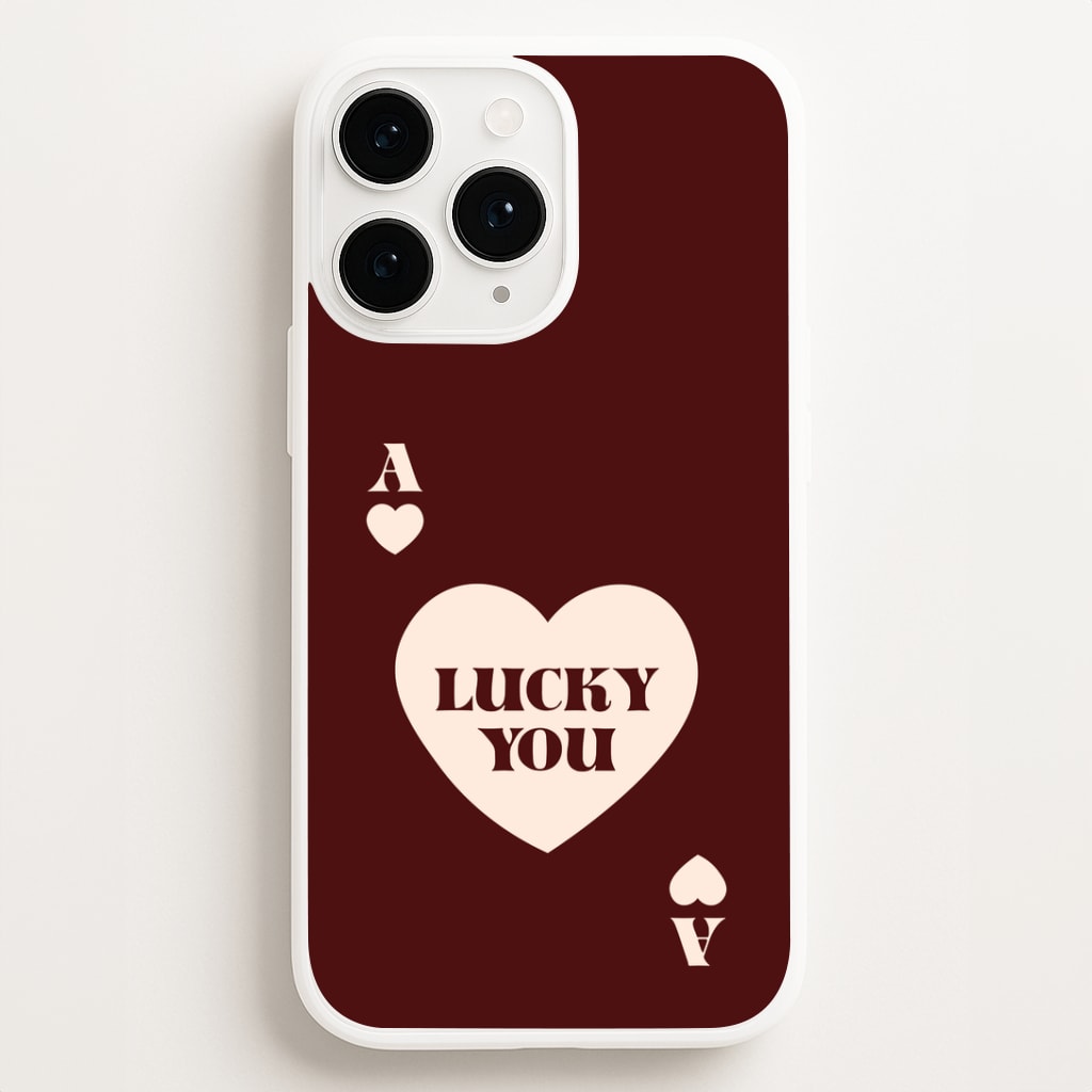 Ace Of Hearts Lucky You Phone Case