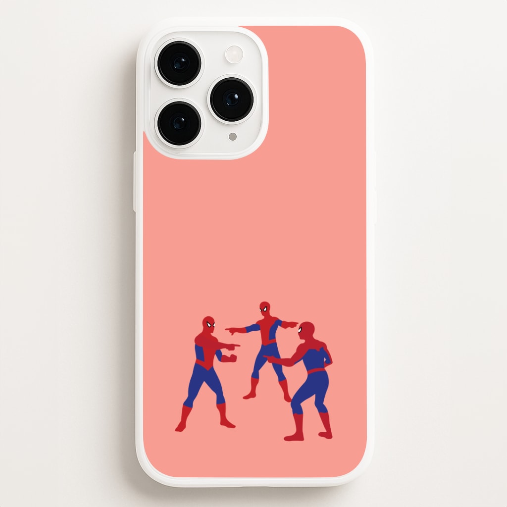 Spider Hero Pointing Meme Phone Case