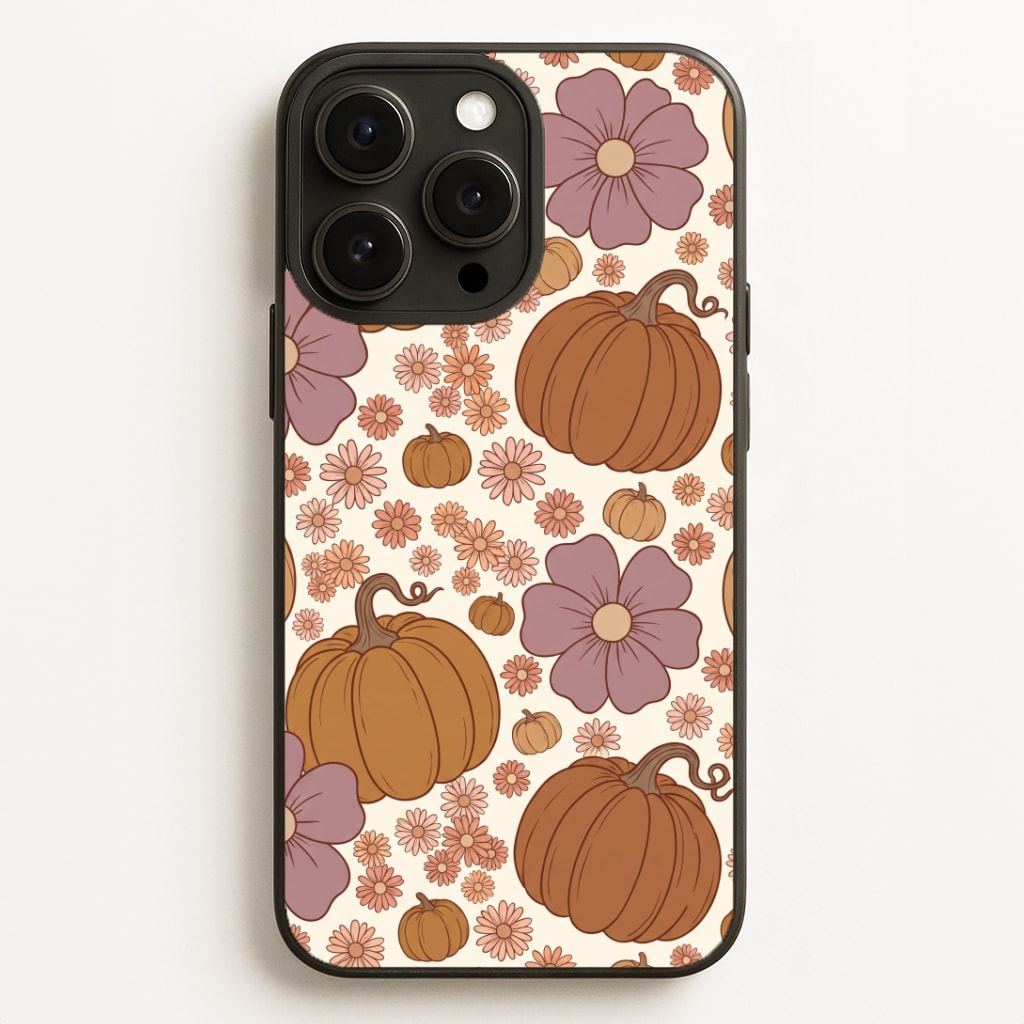 Autumn Bloom Pumpkins Phone Case