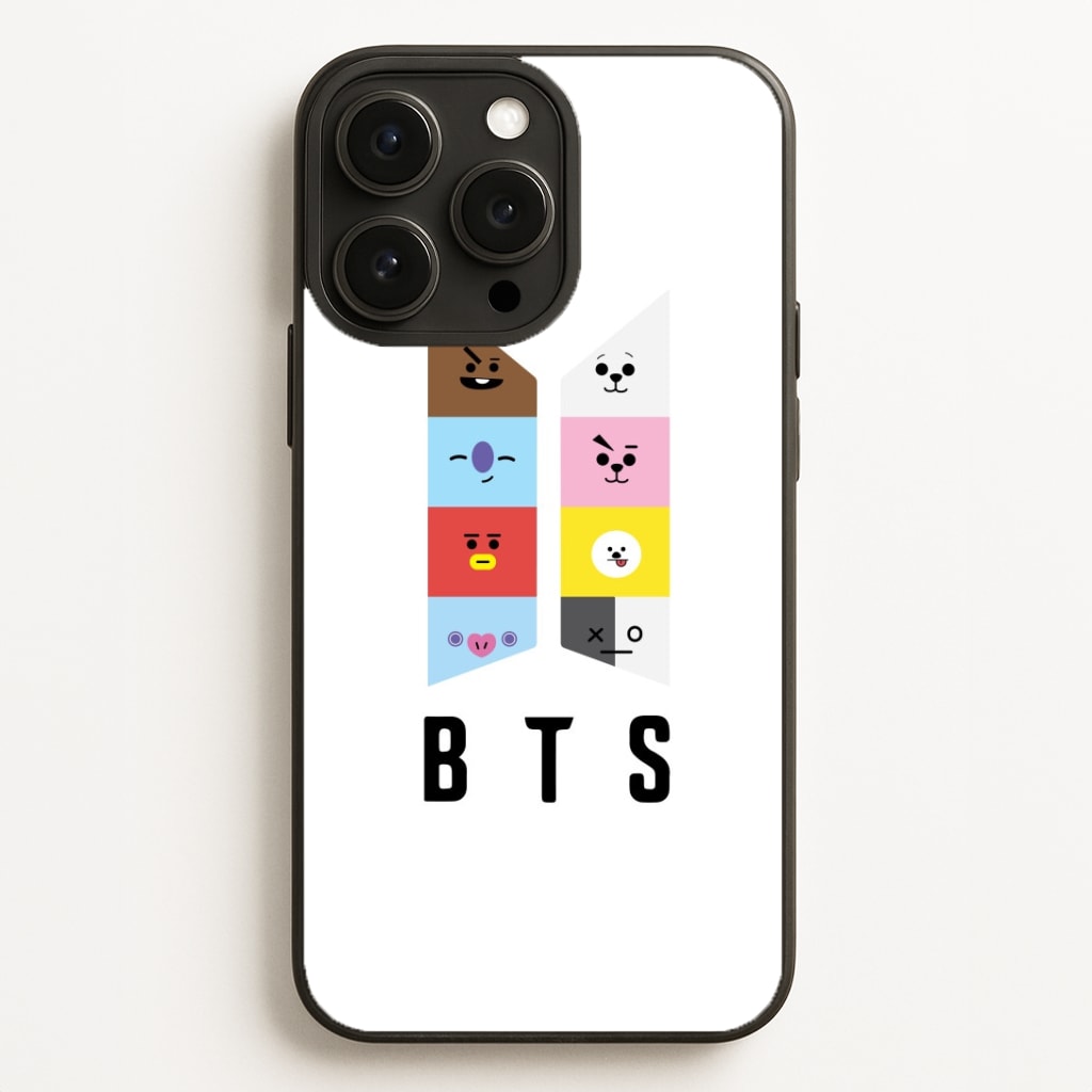 BT21 K-Pop Band Logo Phone Case