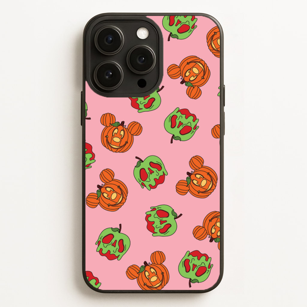 Pumpkin Mouse And Poison Apple Pattern Phone Case